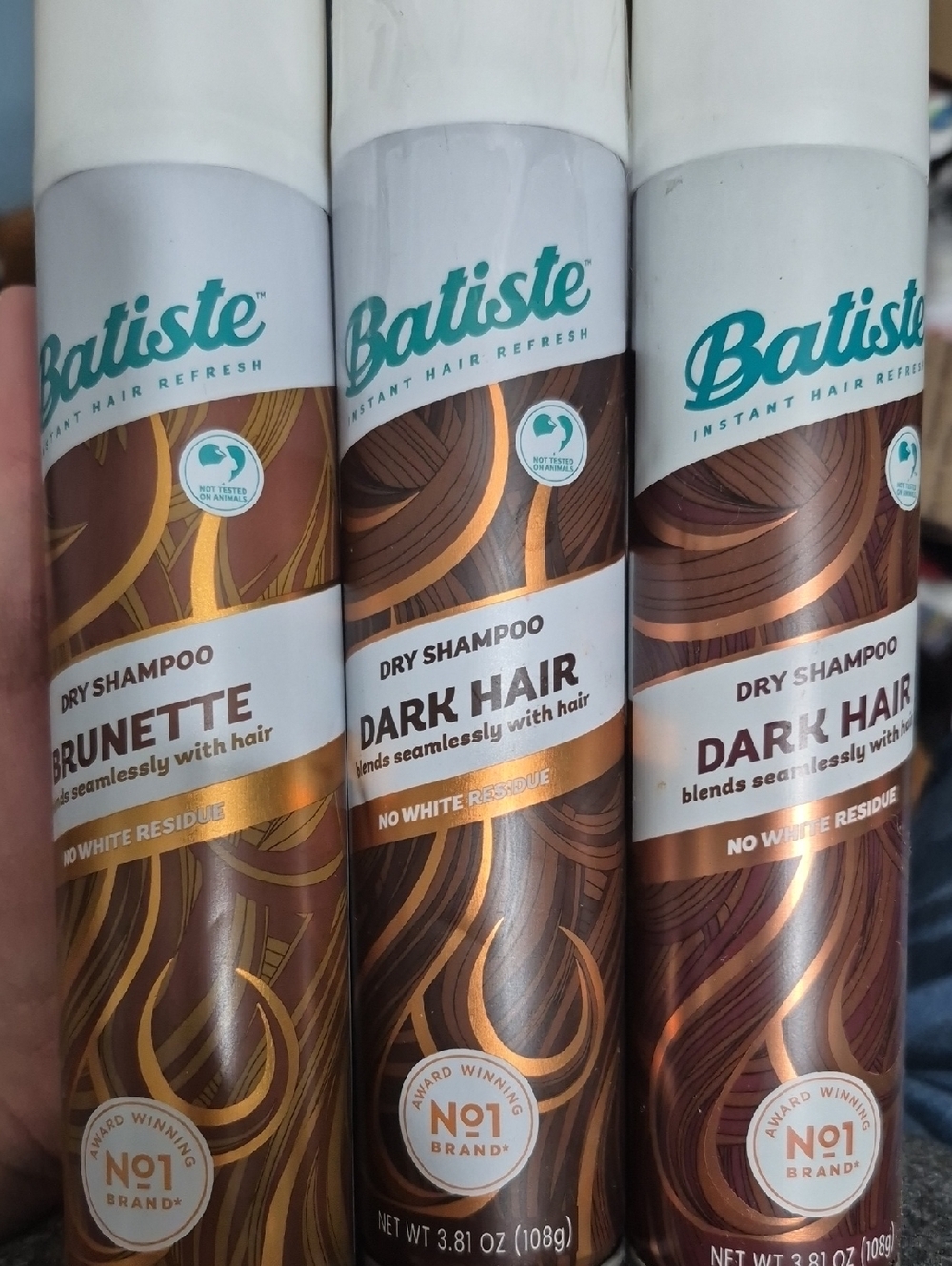 Batiste Dark Hair Dry Shampoo for Dark Brown & Brunette